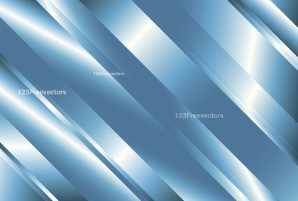 Blue and White Gradient Diagonal Stripes Background