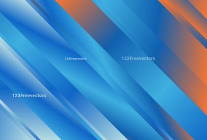 Blue and Orange Gradient Diagonal Lines Background Graphic