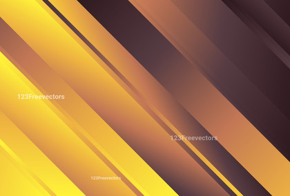 Yellow and Brown Gradient Diagonal Lines Background
