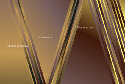 Brown and Gold Gradient Diagonal Background Graphic