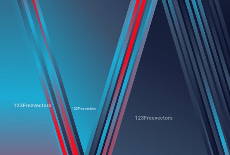 Red and Blue Gradient Diagonal Lines Stripes Background Vector