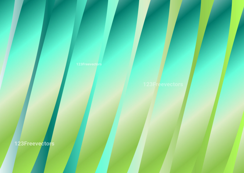Beige Green and Blue Gradient Diagonal Lines Stripes Background