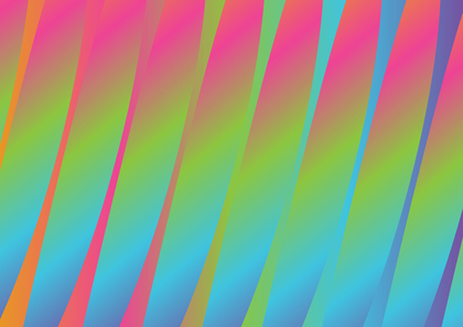 Blue Pink and Green Gradient Diagonal Lines Stripes Background