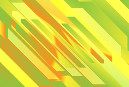 Orange Yellow and Green Diagonal Shapes Background