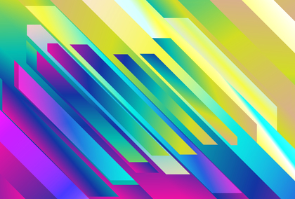 Pink Blue and Yellow Diagonal Shapes Background