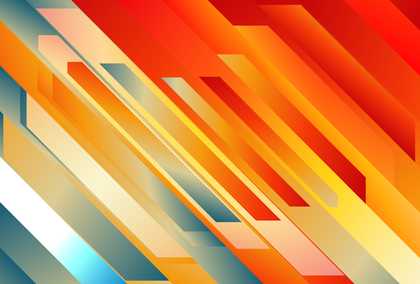 Modern Red Orange and Blue Diagonal Shapes Background