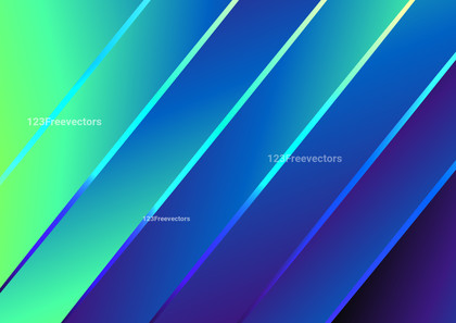 Blue and Green Gradient Shiny Diagonal Lines Background