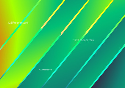 Blue Green and Orange Gradient Shiny Diagonal Lines Background