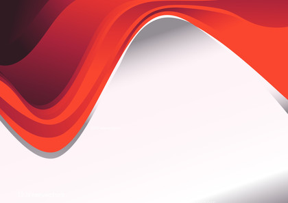 Red Wave Business Background Vector Graphic