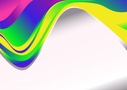 Colorful Wave Business Presentation Vector Graphic