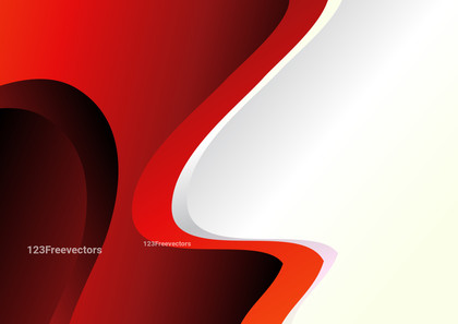 Abstract Cool Red Wave Business Background