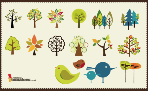 Free Tree Vector Collection