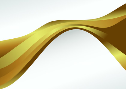 Abstract Gold and Orange Business Wave Presentation