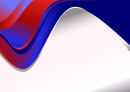 Abstract Red and Blue Wave Business Background Vector Eps