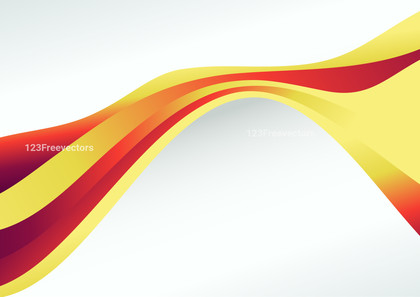 Red and Yellow Business Brochure Vector Image