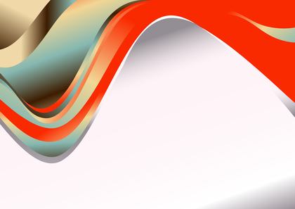 Brown Red and Blue Wave Business Background Graphic