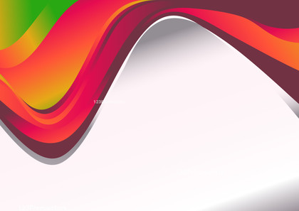 Abstract Green Orange and Pink Business Brochure Image