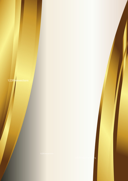 Abstract Gold vertical Business Wave Background Vector Eps