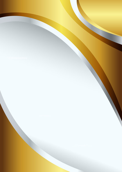 Abstract Gold Vertical Wave Business Background Vector Illustration