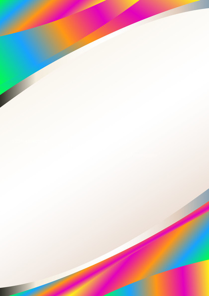 Abstract Colorful Wave Business Background Template