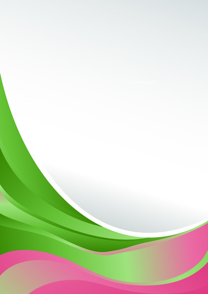 Pink and Green Wave Business Background