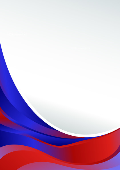 Red and Blue Business Wave Background