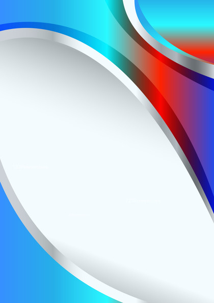 Abstract Red and Blue Wave Business Presentation