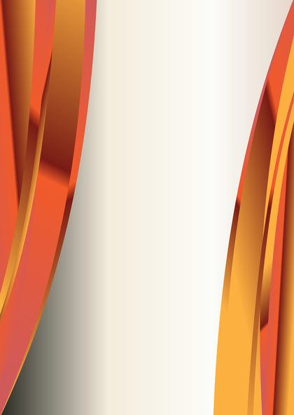 Abstract Red and Orange vertical Business Wave Background