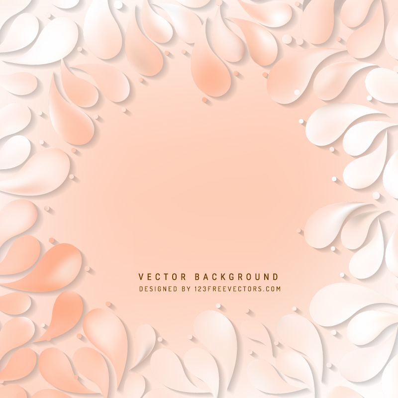 Abstract Light Color Floral Drops Background