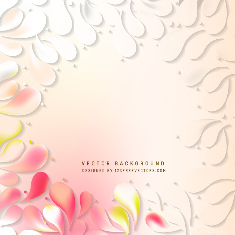 Light Color Arc Drops Background Template