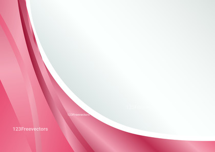 Pink Wave Business Presentation Image