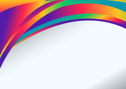 Colorful Blank Business Card Design Background Illustration