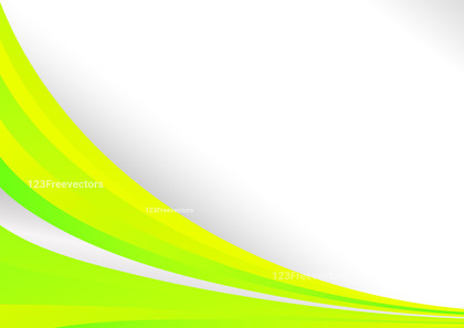 Green and Yellow Blank Business Card background