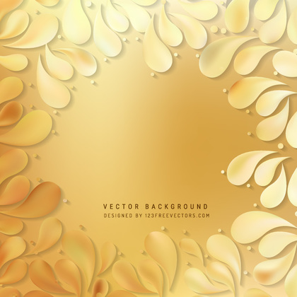 Abstract Gold Arc Drops Background Template