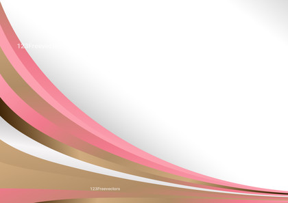 Pink and Brown Wave Business Background