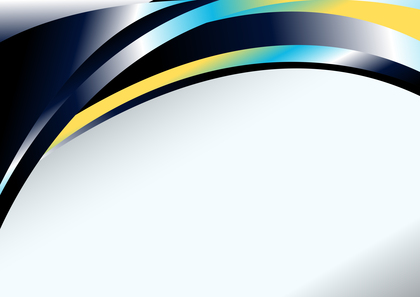 Blue Yellow and Black Business Brochure Background