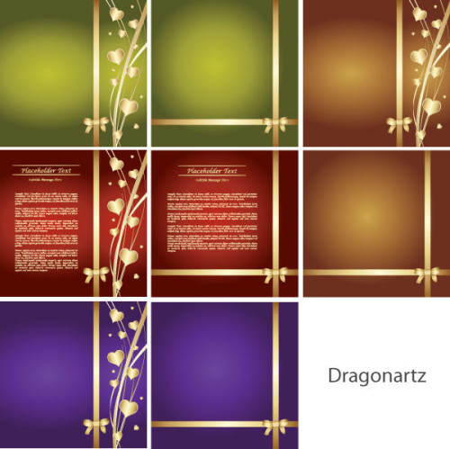 Romantic Invitation Card Vector