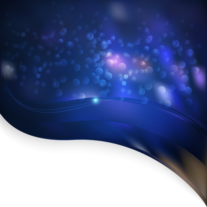 Dark Blue Wave Folder Background Design