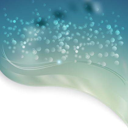 Abstract Light Blue Wave PPT Background