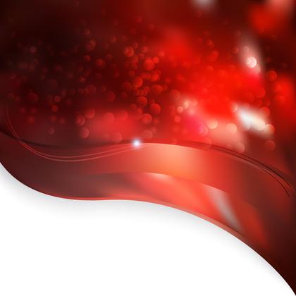 Free Abstract Dark Red Wave PPT Background Vector