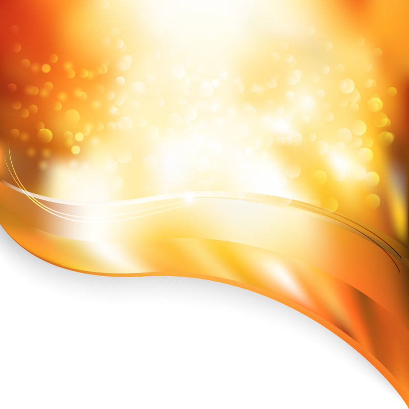 Orange and White Wave Border Folder Background Illustrator