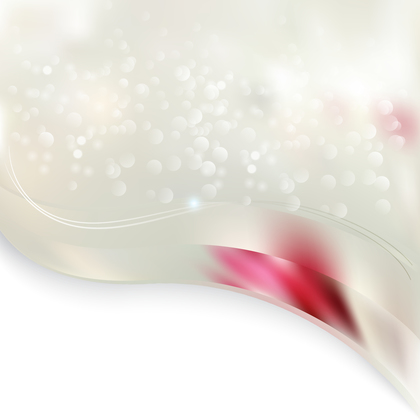 Abstract Pink and White Wave Border Presentation Background Illustration