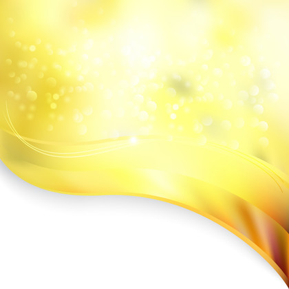Abstract Yellow and White Wave Powerpoint Background