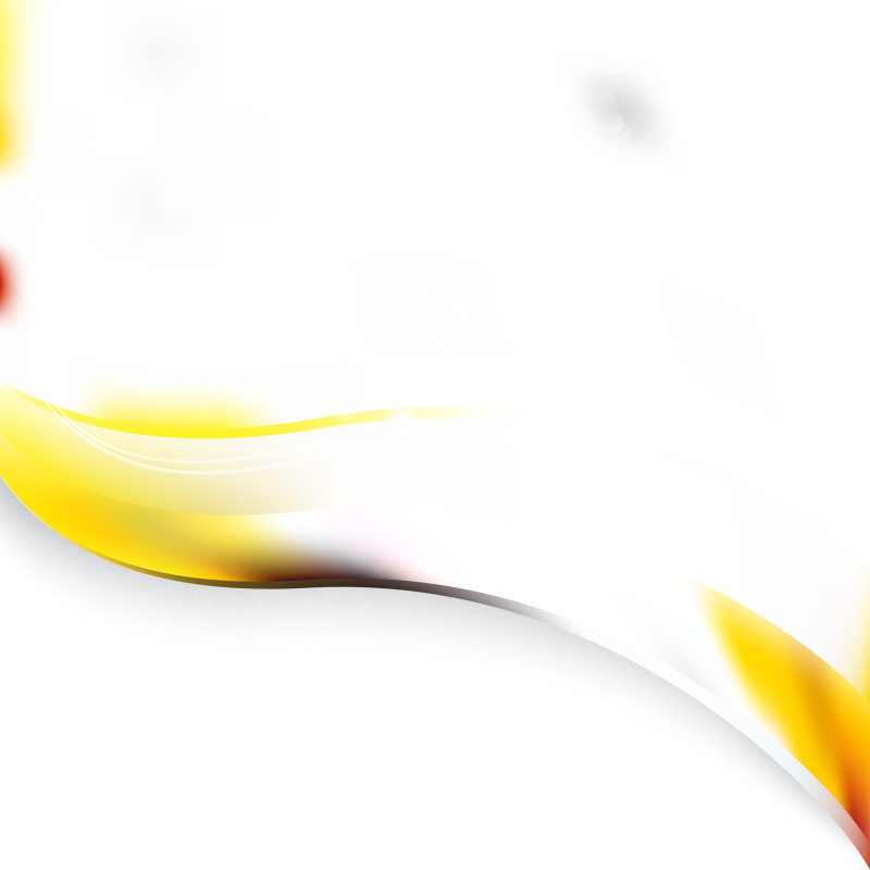 Yellow and White Wave Border Business Background