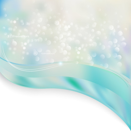 Abstract Blue and Beige Wave Powerpoint Background Graphic
