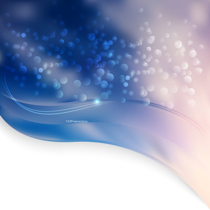 Abstract Blue and Beige Wave PPT Background Illustration