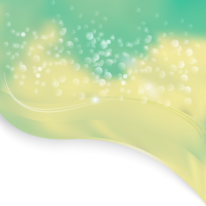 Green and Yellow Wave Powerpoint Background