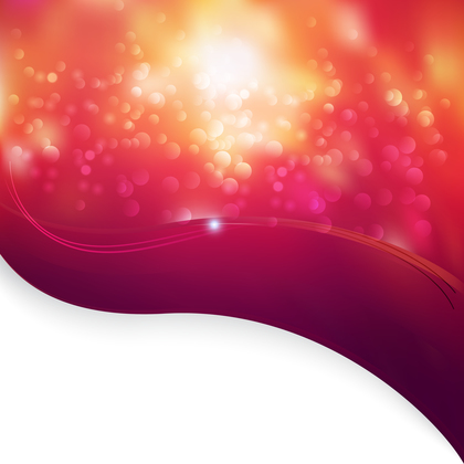 Abstract Pink and Orange Wave Folder Background