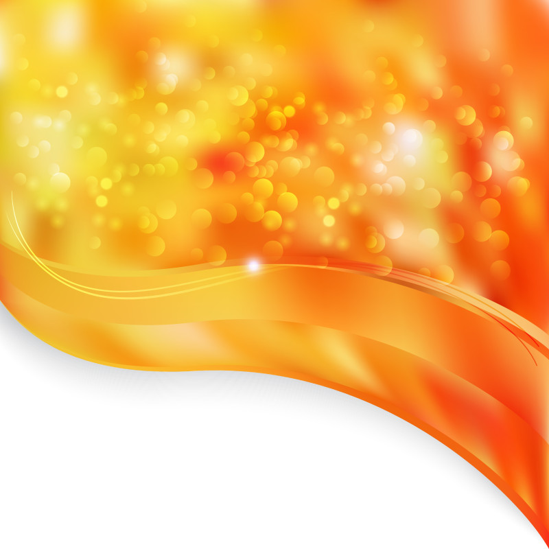 Red and Orange Wave Border Folder Background Vector Graphic