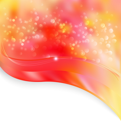 Abstract Red and Yellow Wave Folder Background